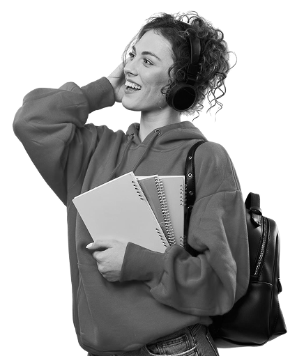 Student smiling